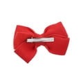 thumbnail image 2 of Motique Accessories Sweatshirt Fleece Hair Bow Hair Clip Small Rust, One Size Fits for All Adults, 2 of 2