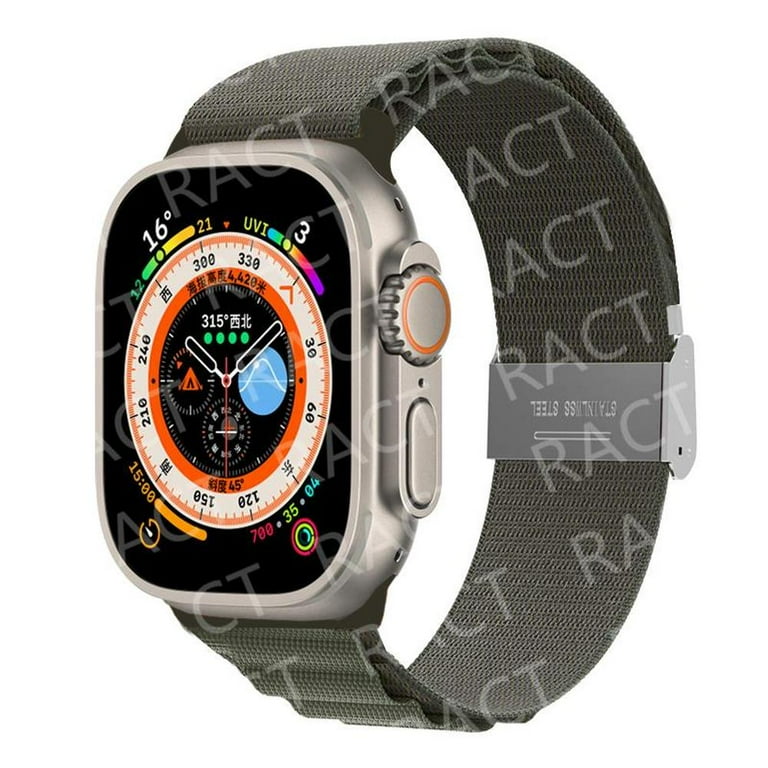 ALMNVO Nylon Alpine Loop Compatible withApple Watch Bands 44mm