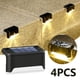 thumbnail image 3 of 4pcs Solar Step Lights, Waterproof Led Solar Lights For Railing Stairs Step Fence Yard Patio And Pathway, Warm White LED Lamp, Outdoor Garden Lights, Waterproof Balcony Deck Light, Night Light, Water, 3 of 4