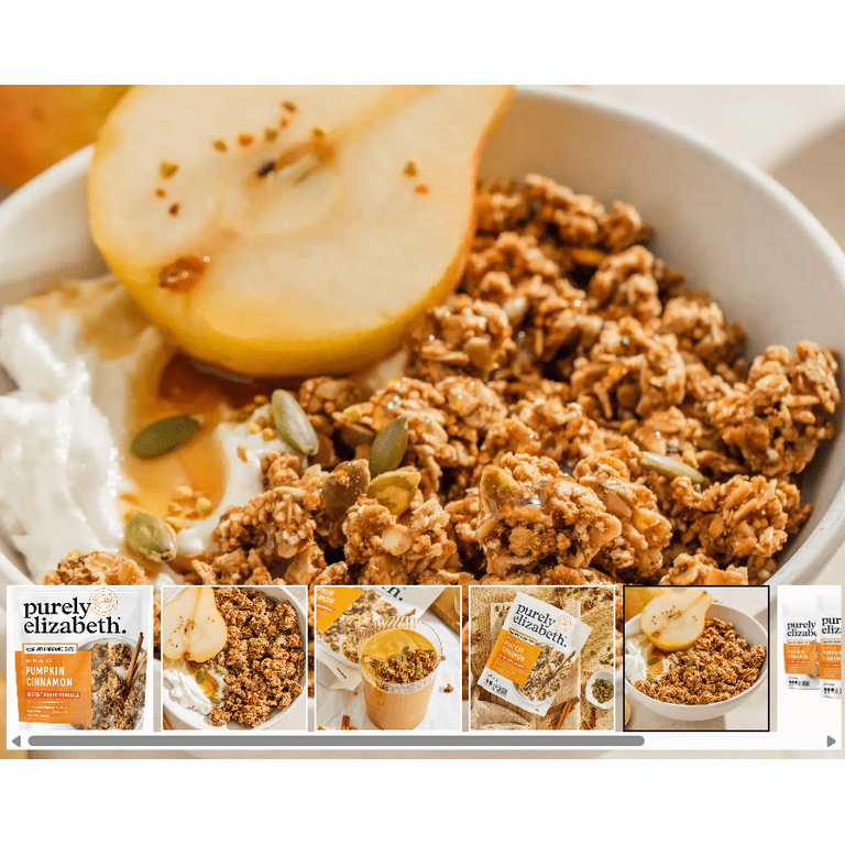 Purely Elizabeth Organic Pumpkin Cinnamon Granola, Natural, 12 oz