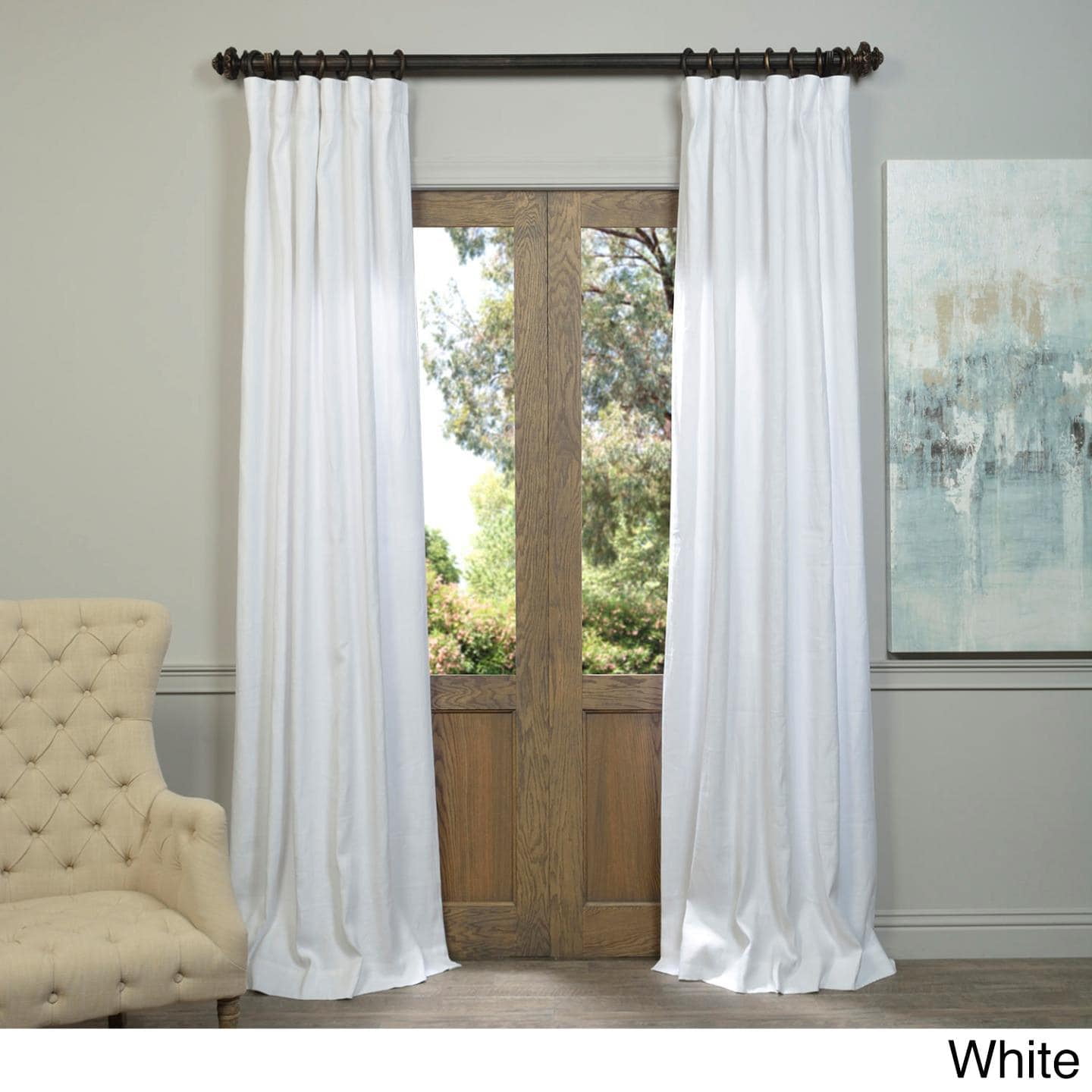 Exclusive Fabrics Linen 96 Inch Curtain Panel Walmartcom Walmartcom Exclusive Fabrics Linen 96 Inch Curtain Panel Walmartcom Walmartcom