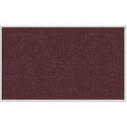 Ghent's Vinyl 3' x 4' Bulletin Board with Aluminum Frame in Berry Red