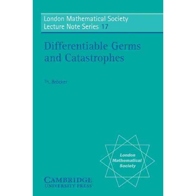 Différenciables Germes et Catastrophes, Brocker Theodor Broché Broché