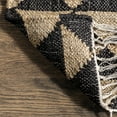 thumbnail image 3 of Rugs USA Arrowroot Geometric Tasseled Area Rug, 9' 6" x 13' 6", Liess Natural, 3 of 7