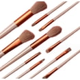 thumbnail image 2 of Set 13 piezas de brochas para maquillaje Modelo Marron, 2 of 4