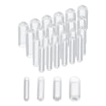 thumbnail image 1 of Uxcell 40 piezas Tapas de goma redondas 3/32" 1/8" 5/32" 1/4" Cubierta de vinilo transparente Protectores de rosca de tornillo Kit de assortimento, 1 of 5