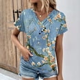 thumbnail image 2 of Tops For Women Summer Trendy Summer Tops For Women 2025 VacationSummer Tshirts For WomenBlack Blouses For Women Dressy Casual 3XPlain T Shirts For Women Pack Plus Size, 2 of 4