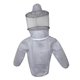 thumbnail image 5 of Chaqueta de apicultura Suministros para apicultura Cómodo al aire libre con velo de esgrima Gris, 5 of 8