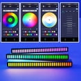 thumbnail image 3 of Luz de ritmo USB/batería recargable APP Control RGB tubo de colores 32 LED activado por voz Barbie Nuevos Originales, 3 of 9