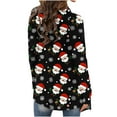 thumbnail image 6 of Black Cardigans for Women's Casual Long Sleeve Open Front Cardigan Printed Casual Blouse, 6 of 6