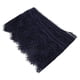 thumbnail image 1 of Tissu en polyester et soie, 14,5 cm, broderie, dentelle, bricolage, décoration, bleu marine, 1 of 4