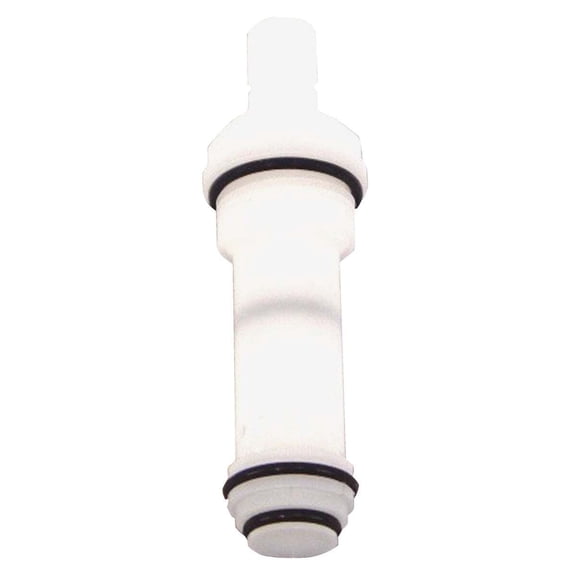 US Hardware Center Stem P-143C - Universal Fit Plastic Hardware - White, 1 Piece