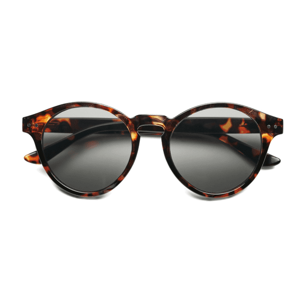 Lentes para Sol B+D Solskin Round XL Shiny Color Tortuga Proteccion UV400