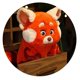 thumbnail image 5 of Kawaii que se vuelve rojo, juguete de peluche de dibujos animados, lindos animales, muñecos de peluche, regalos para niños, 5 of 5