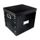 thumbnail image 2 of Snap-N-Store Caja de almacenamiento para discos de vinilo - 12" - Paquete de 2 - Caja con capacidad para 75 álbumes de vinilo - Negro, 2 of 5