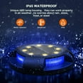 thumbnail image 4 of Solar Ground Lights, 8 LED Disk Lights Solar Powered Waterproof In-Ground Lights For Garden, Lawn, Pathway, Yard (Warm+Blue) (4pcs), 4 of 4