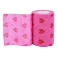 thumbnail image 2 of Rose Red Heart Rolls Vendajes Prácticas cintas elásticas para heridas para mascotas Animal (L) Ehuebsd Libre de BPA, 2 of 4