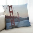 thumbnail image 1 of Ahgly Company Sites Golden Gate Bridge Indoor Throw Pillow, 18 inch by 18 inch, 1 of 6