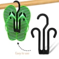 thumbnail image 3 of 20 Pcs Shoe Hook Shoe Shelf Shoes Drying Hanger Slippers Display Hanger Shoe Hangers Outdoor Sandal Hangers, 3 of 6