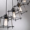 thumbnail image 2 of Lite Source Ls-19535 Kansas 6 Light 19" Wide Multi Light Pendant - Black, 2 of 2
