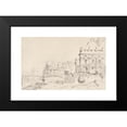thumbnail image 2 of Richard Parkes Bonington 24x17 Black Modern Framed Museum Art Print Titled - The Institute and the Pont Des Arts (1806-1828), 2 of 5
