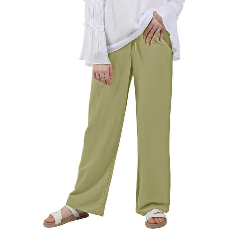 Elastic waist wide leg casual pants 4391 Elastic waist wide leg casual pants 4391