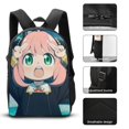 thumbnail image 3 of Anya Forger Spy X 3 Pcs Backpack Set With Lunch Bag And Pencil Case Casual Bookbag Lunch Box Pencil Box, 3 of 8