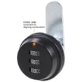 thumbnail image 4 of 3-Dial Code Combination Cam Lock Camlock 19mm Diameter 20mm Length Cylinder Black, 4 of 4