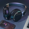 thumbnail image 1 of Headphone, Foldable Over Ear Headphone Noise Cancelling Retractable  for Phones for Travel, 1 of 7