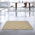 thumbnail image 1 of Indoor Doormat Front Door Mat Non Slip Rubber Backing, Super Absorbent Mud and Snow, Machine Washable Outdoor CPDD (17" X 30", Greek Key) Greek Key 17" X 30", 1 of 8
