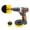Yellow, variant on WALFRONT 3PCS Power Scrubber Brush Electric Drill Cleaning Kit for Bathroom Surfaces,Drill Brush, Cleaning Kit