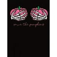 thumbnail image 2 of T-Shirt Graphique Citrouille Crâne Rose Amusant pour Femmes - Col Rond Manches Courtes, Extensible et Lavable en Machine, Parfait pour la Fête des Pères, Fête des Mères, Nouvel An, Festival de Printemps, Saint-Valentin, 2 of 6