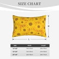 thumbnail image 4 of Balery Sun Flowers Bedding Queen Pillow Cases - Envelope Closure - Soft Brushed Microfiber Fabric - Shrinkage and Fade Resistant Pillow Cases-20"x30", 4 of 6