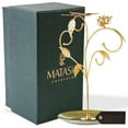 thumbnail image 2 of Matashi 24k Gold Plated Jewelry Stand – Elegant Floral and Butterfly Design Home Jewelry Display Stand for Hanging Earrings, Necklace, etc, 2 of 5