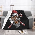 thumbnail image 2 of XMXT Flannel Throw Blanket for Couch, Warm Retro Monkey Santa Bed Sofa Decor Blankets for Home Bedroom, 50 x 40 inches, 2 of 9