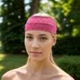thumbnail image 2 of Unique Bargains 1 Pc Perspiration-Wicking Headband for Yoga Pink, 2 of 6