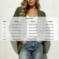 thumbnail image 7 of Women's Long Sleeve Knit Cardigan Dressy Casual Open Front Loose Sweaters Plus Size Fall Fashion Long Outerwear Size S-3XL, 7 of 7