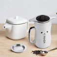 thumbnail image 5 of 2PCS Tea Filter Fine Hole Stainless Steel Tea Infuser Tea Strainer with Two Tabs and Lid for Mug Cup Teapot- 6cm x 7.5cm, 5 of 5