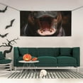 thumbnail image 2 of Salouo Playful Baby Hippo Splash Pattern Holiday Banner Outside Party Decoration Banner (1PC) Festival Supplies Fit for Birthday Parties & Celebrations & Chrismas-Medium, 2 of 8