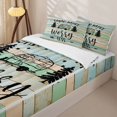 thumbnail image 3 of Erosebridal Happy Camping Camper Zipper Twin Comforter Sets with Fitted Sheet and 2 Pillowcases, Camp More Worry Less Printed Zipper Bedding Set, 3 of 7