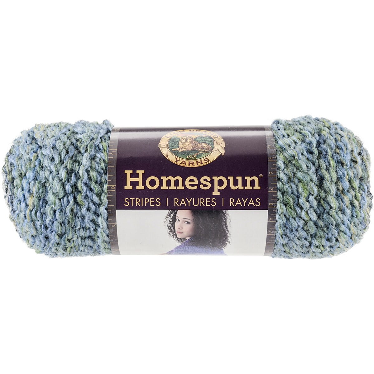  Homespun Yarn – 185 Yard Acrylic-Polyester Blend Material –  Craft Handmade Scarves, Hats, and Sweaters (Painted Desert)
