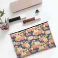 thumbnail image 6 of Zufioo fall Pumpkin Daisy Print DuPont Paper Portable Toiletry Bag, 8.9x6.5 inch Zippered Hand-held Paper Cosmetic Bag Storage Tool Kit, 6 of 7