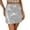 White, variant on KHONTS Women's Sequin Sparkly Skirt Low Waist Bodycon Party Club Shorts Mini Micro Glitter Skirts Rave Outfit White XL
