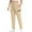 Beige, variant on Women's Plus Size Solid Color Athletic Pants with Elastic Waist, Drawstring, and Side Pockets