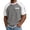 02# Gray, variant on IhhxPro Men's Short Sleeve Button down Shirt Relaxed Fit Raglan T-Shirt Men with Pockets Waffle Knit Casual Top M-3XL