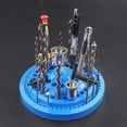 thumbnail image 3 of Estuche de Almacenamiento de Brocas de 2 Piezas con Soporte Redondo de Plástico Duro para Herramientas Domésticas., 3 of 5