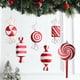 thumbnail image 5 of 6 piezas de bolas de caramelo colgantes de Navidad, piruletas, bastones de caramelo, adornos para árbol de Navidad, decoración navideña para el hogar, regalos de Año Nuevo 2024, 5 of 5