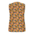 thumbnail image 5 of ITSAME Womens Tank Tops Crewneck Sleeveless Floral Print Summer Lightweight Casual Shirts Orange Size M, 5 of 6