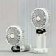 thumbnail image 4 of 1pc Mini Portable Fan, Handheld Fan, Personal Mini Fan, USB Rechargeable, 5 Speeds, 90 Foldable Battery Powered, Mini Fan With LED Display, Desk Fan, 4 of 4