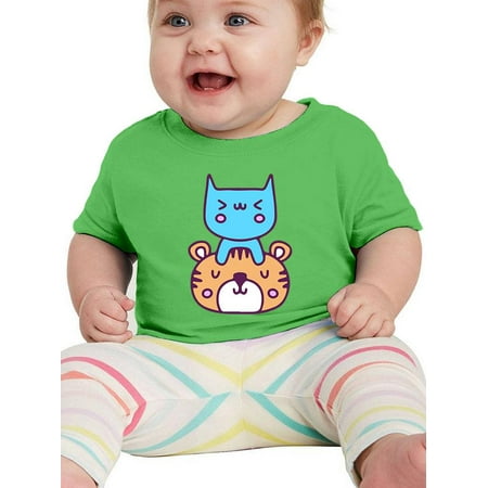 

Cute Cat And Tiger T-Shirt Infant -Image by Shutterstock 6 Months